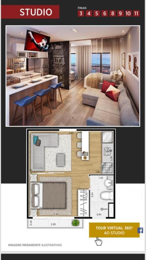 Studio Luxury Jardim / Sp Com Estacionamento * São Paulo